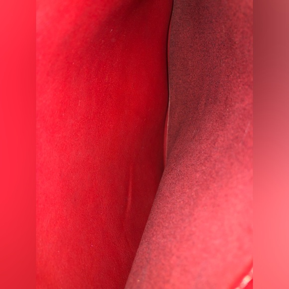 Vintage Coach Red Leather Ergo Small Flap #9034 with Hangtag in Great Condition - Picture 12 of 13